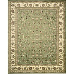 Garden Aubusson Green Rug (1'8 x 2'9)