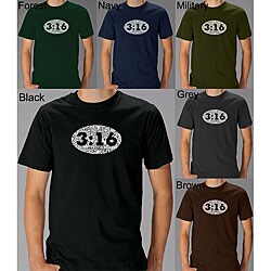 Los Angeles Pop Art Men's 'John 3:16' T-shirt