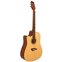 Kona Satin Left-Handed Dreadnought Acoustic Guitar