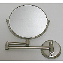 DeNovo Round Wall-mount Nickel Magnifier Mirrors (Pack of 10)
