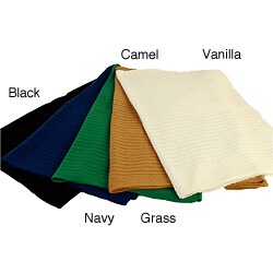 Cashmere Showroom Double-width Cable Muffler Scarf