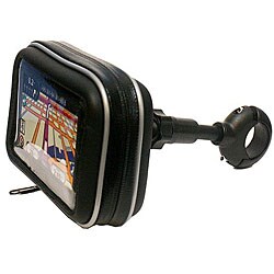Universal 4.3- or 3.5-inch Motorcyle Handlebar GPS Mount / Screen Case