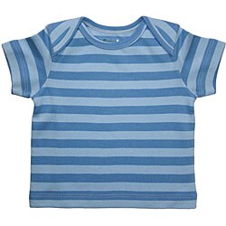 Funkoos Organic Blue Stripes Infant Boy T-Shirt