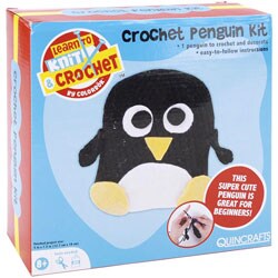 Learn to Crochet 5x7.5-inch Penguin Kit 