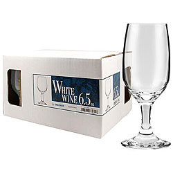 Challenger 6.5-oz White Wine Glasses (Pack of 12)