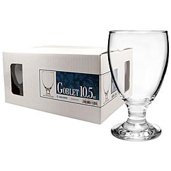 Challenger 10.5-oz Goblet Glasses (Pack of 12)