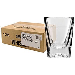Challenger 2-oz Whiskey Glasses with 1-oz Line (Pack of 12)