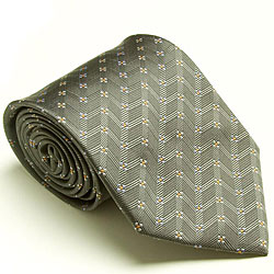 Platinum Ties Men's 'Silver Dollar' Tie