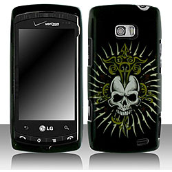 LG Ally VS740 Cross Skull Protective Case 