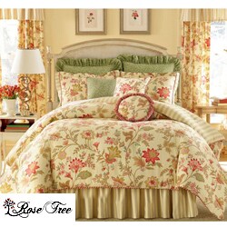 Rose Tree Pacific Floral Queen-size Comforter Set
