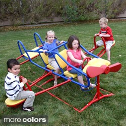 Lifetime Ace Flyer Multi-color Airplane Outdoor Teeter-totter