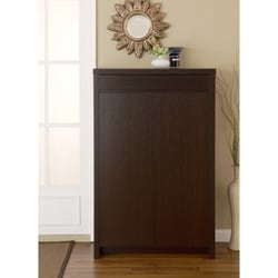 Studio 5-shelf Red Cocoa Shoe Cabinet