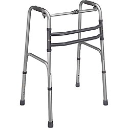 Single Release Folding Walker