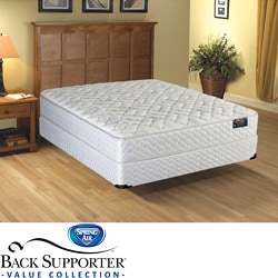 Spring Air Alpine Plush Value Back Supporter Queen-size Mattress Set
