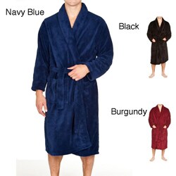 Shawl Collar Fleece Bathrobe