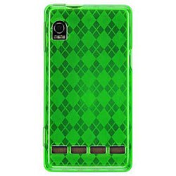 Motorola Droid Green Premium TPU Silicone Skin Cover