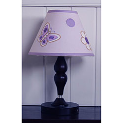 Lavender Butterfly Lamp Shade