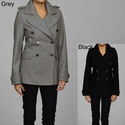 Tommy Hilfiger Women's Double-breasted Wool-blend Coat