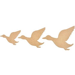 Beyond The Page High Quality Press Board MDF Flying Ducks (Set of 3)