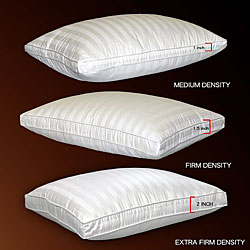 Damask Stripe 500 Thread Count Softie Around Density Pillow