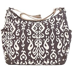 OiOi Chocolate Ikat Hobo Diaper Bag