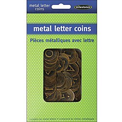 Metal Letter Copper Color Coins (Case of 60)