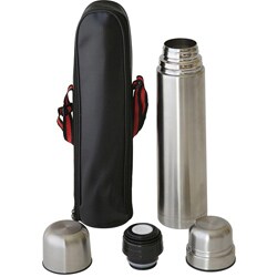 Worthy 1-Liter Stainless Steel Vacuum Flask (Case of 24)