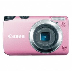 Canon PowerShot A3300IS 16.0MP Pink Digital Camera