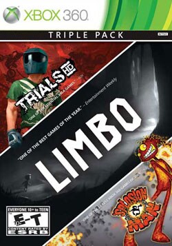 Xbox 360 - Triple Pack - Limbo, Trials HD, Splosion Man - By Microsoft