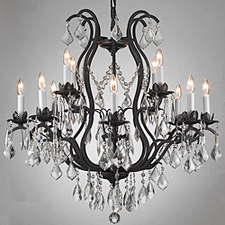 Regent Iron 12-light Chandelier