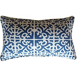Jiti Pillows Outdoor Malibu Blue Decorative Pillow