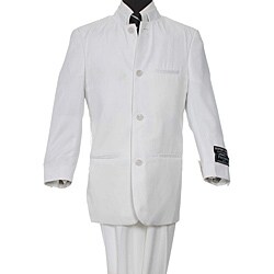Ferrecci Boy's White Two-piece Suit
