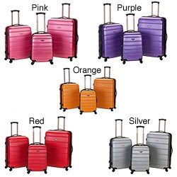 Rockland Melbourne 3-piece Expandable Hardside Spinner Luggage Set