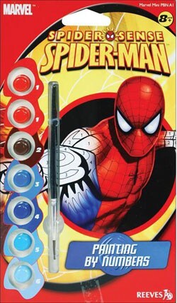Marvel Mini Paint By Number 'Spider-Man 1' Kit