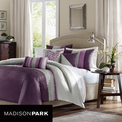 Madison Park Mendocino 6-piece King-size Duvet Cover Set