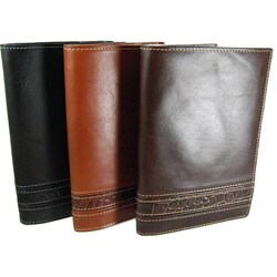 Castello Genova Leather Passport Wallet