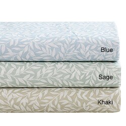 Whisper Microfiber Printed Full-size Sheet Set 