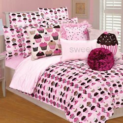 Microplush Cupcakes Full/ Queen-size 3-piece Comforter Set