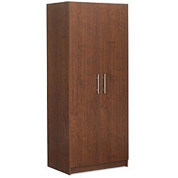 Akadahome Multipurpose 72-inch Walnut Storage Cabinet