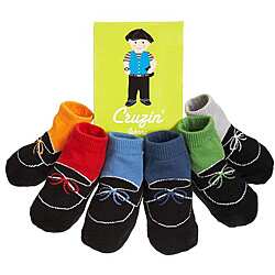 Trumpette Cruizin Johnny Baby Socks (Pack of 6)