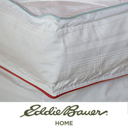 Eddie Bauer Reversible Down Top 4-season Full-size Featherbed