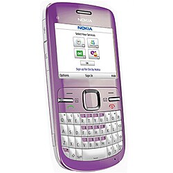 Nokia C3 GSM Unlocked Purple Cell Phone