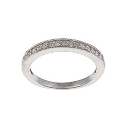 Sterling Silver 1/3ct TDW Diamond Band (G-H, I1-I2)