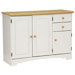 New Visions by Lane Kitchen Essentials White/Maple Buffet