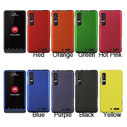 Luxmo Motorola Droid 3 Rubberize Protector Case