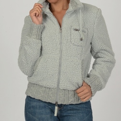 CoffeeShop Juniors Seafoam Knit Coat