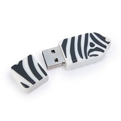 16GB Zebra Print USB Drive