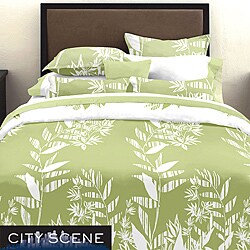 City Scene Tokyo Leaf Full/ Queen-size 3-piece Duvet Cover Set