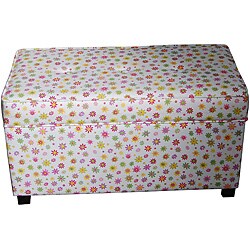 Mod Daisy Tufting Storage Bench