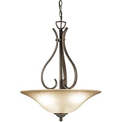 Woodbridge Lighting Beaconsfield 3-light Marbled Bronze Pendant Light